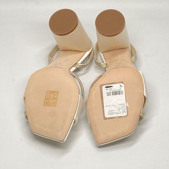 Jimmy Choo Plum Satin & Glitter Slingback Sandals size 37.5 - Picture 10 of 11